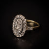 Antique ring with rose-cut diamonds - #2