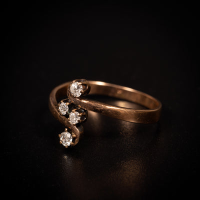 Antieke ring met diamant - #4