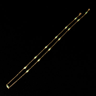 Art Nouveau collier met email - #3