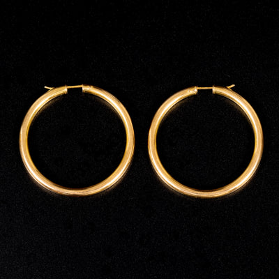 Moderne gouden oorringen - #2