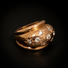 Vintage gouden ring met diamant