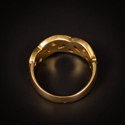 Geëmailleerde ring met diamant - #4