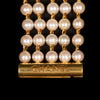 Gold wristwatch 'Mademoiselle' with pearls - #3