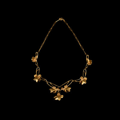Art Nouveau floral necklace - #3
