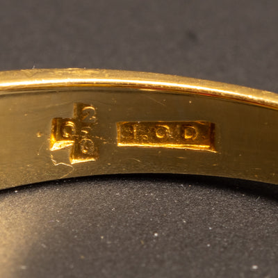 Antieke gouden rijring met robijn - #3