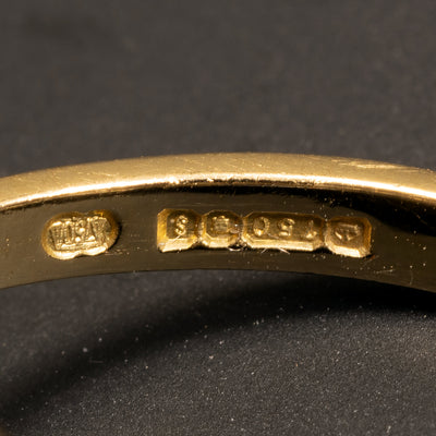 Ring with three clusters of sapphires and diamonds - #4