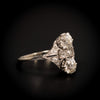 Belle Epoque ring van platina met diamant - #3