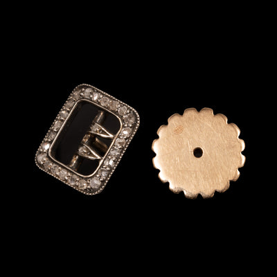 Antique brooch with rose diamond - #3