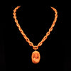 Antiek collier en hanger van koraal