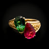 Gouden ring met toermalijn - #3