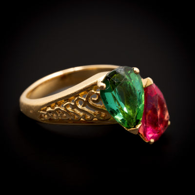 Gouden ring met toermalijn - #6