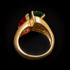 Gouden ring met toermalijn - #8