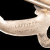 Silver Art Nouveau buckle