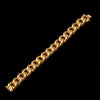 Grote gouden gourmetarmband