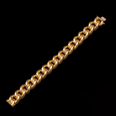 Large gold gourmet bracelet - #2