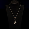 Art Deco platina collier met diamant