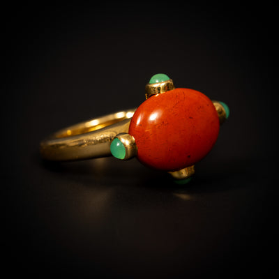 Boucheron ring met jaspis en chrysopraas - #3