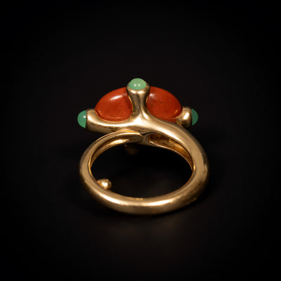 Boucheron ring met jaspis en chrysopraas - #4