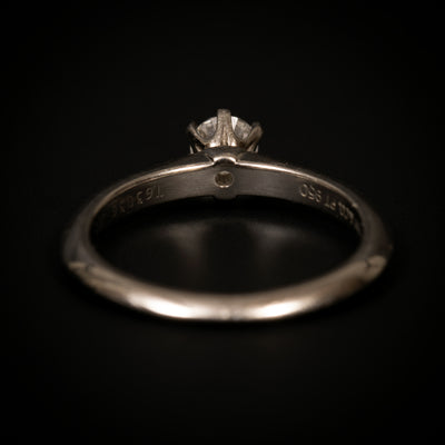 Tiffany & Co platina solitaire ring - #4