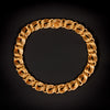 Vintage gouden schakelcollier