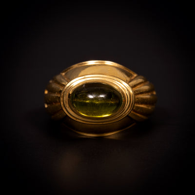 Gouden Boucheron ring met toermalijn - #1