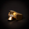 Retro ring met diamant