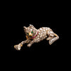 Antieke broche, kat met bal - #4