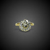 Gold diamond solitaire ring - #1