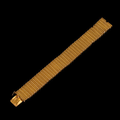 Antique braided gold bracelet - #6