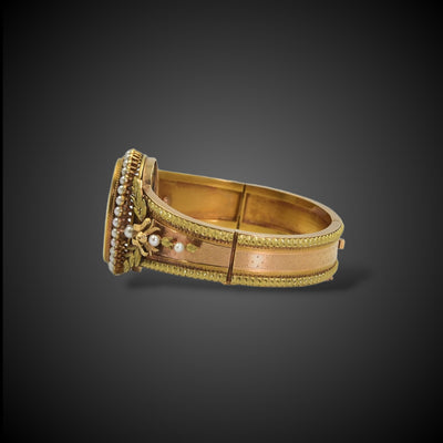 Antieke gouden armband met Venus en Amor - #2
