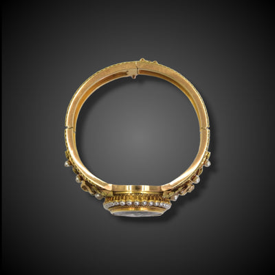 Antique gold bracelet with Venus and Amor - #6