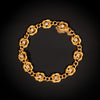 Antique gold bracelet with diamonds - #1