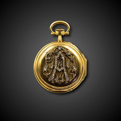 Uniek gouden remontoir zakhorloge - #1