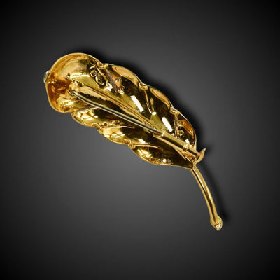 Brooch in the shape of a feather - #2