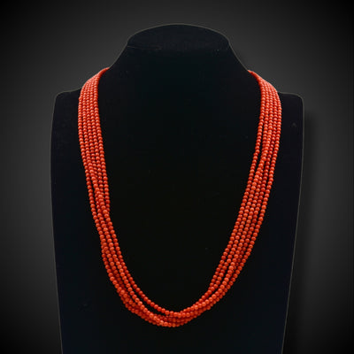 Italiaans collier met bloedkoraal - #1
