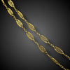 Antique French long necklace with wire links - #2