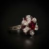 Oscar Heyman ring with Burmese rubies and diamonds - #1