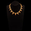Antique coral and gold necklace, archaeological revival - #5