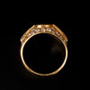 Vintage ring met smaragd en diamant - #5