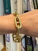 Vintage gouden schakelarmband - #4