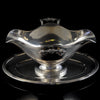 Silver sauce boat Delheid Frères - #3