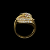 Ring 18k with swan's head and diamond - #1