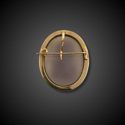 Antieke chalcedoon camee in hoog reliëf - #2