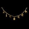 Vintage bedelarmband in hoog gehalte goud - #1
