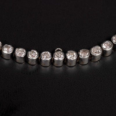 Twee rivière armbanden in goud, platina en diamant - #3