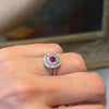 Belle Epoque ring with ruby and diamonds - #4