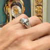 Vintage witgouden ring met diamant - #5