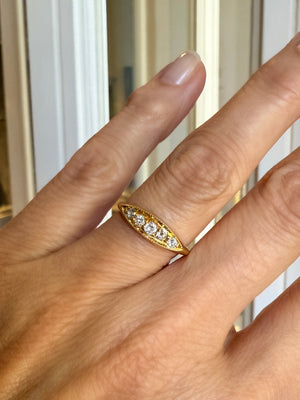 Antieke ring met diamant - #5