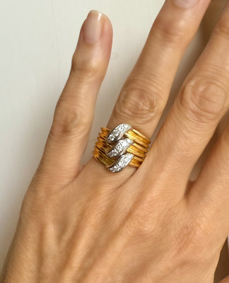 Vintage gouden ring met diamant - #6