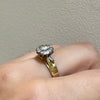 Antieke gouden ring met diamant - #3